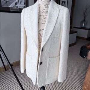 J.crew 2024 Subtle Sparkle off- white blazer Sz.2